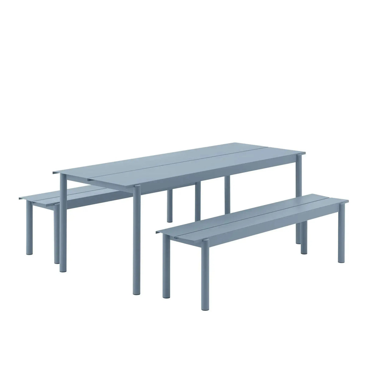 Muuto Linear penkki 170cm sininen - Laatukaluste