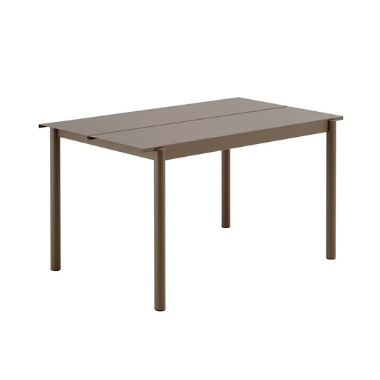 Muuto Linear Steel pöytä 140x75cm taupe Muuto