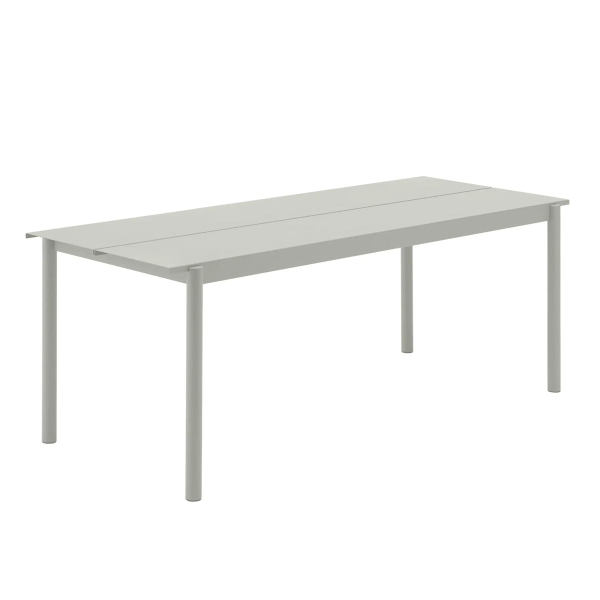 Muuto Linear pöytä 200x75cm harmaa - Laatukaluste