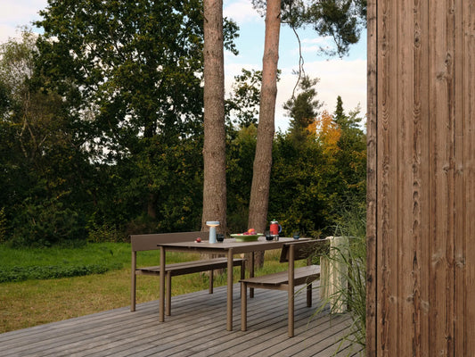 Muuto Linear Steel pöytä 200x75cm taupe Muuto