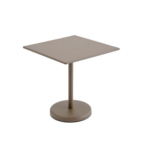 Muuto Linear Steel pöytä 70x70 taupe Muuto