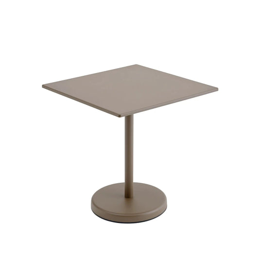 Muuto Linear Steel pöytä 70x70 taupe Muuto