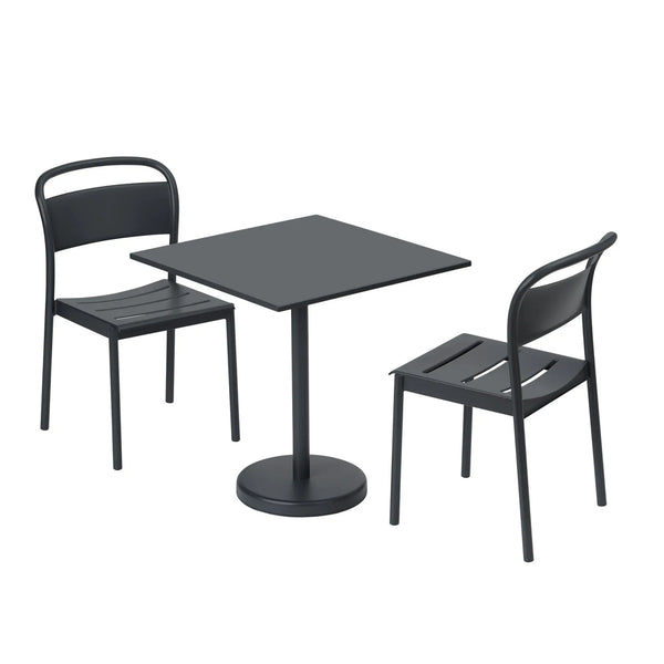 Muuto Linear pöytä 70x70cm musta - Laatukaluste