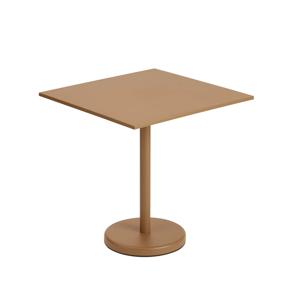 Muuto Linear pöytä 70x70cm ruskea - Laatukaluste