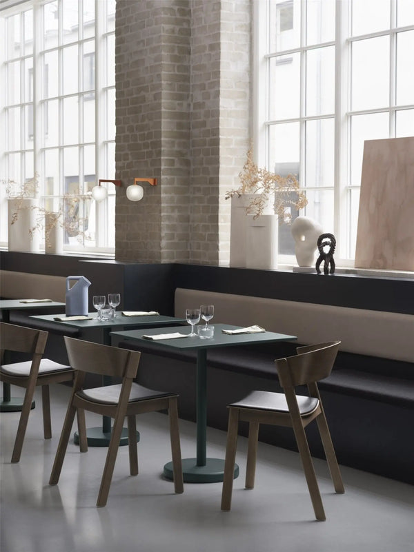 Muuto Linear pöytä 70x70cm vihreä - Laatukaluste