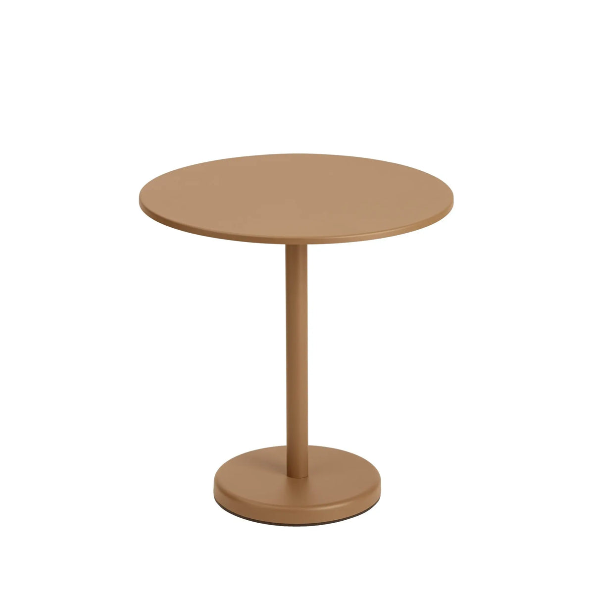 Muuto Linear pöytä Ø70 ruskea - Laatukaluste