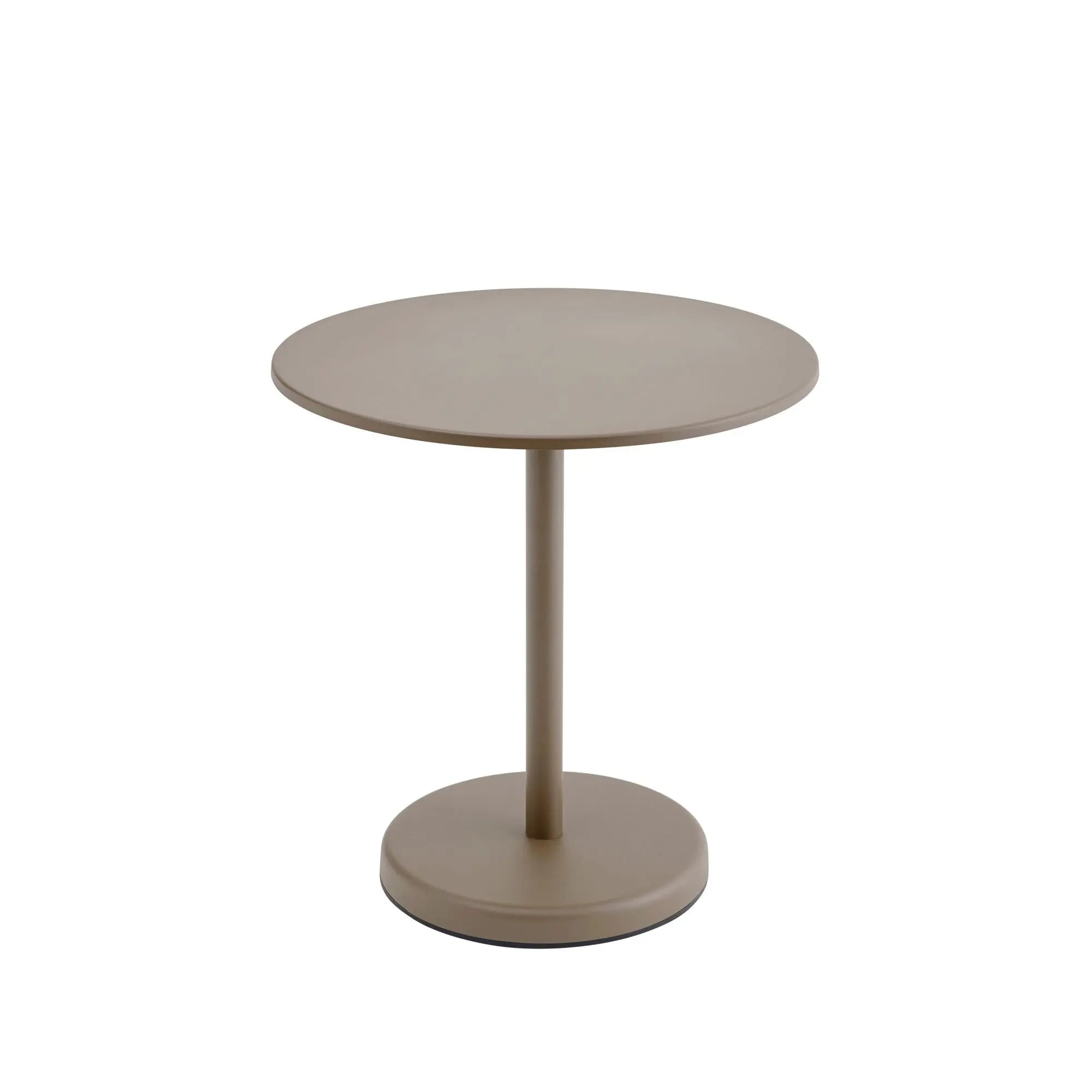 Muuto Linear Steel pöytä Ø70 taupe Muuto