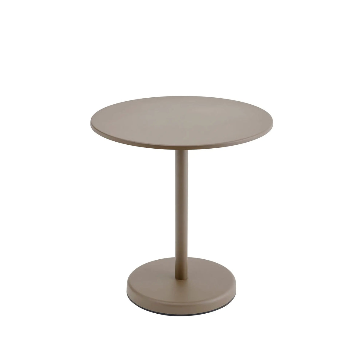 Muuto Linear Steel pöytä Ø70 taupe Muuto