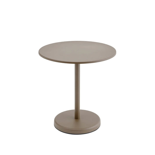 Muuto Linear Steel pöytä Ø70 taupe Muuto