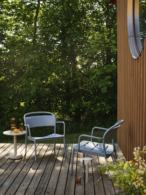 Muuto Linear Steel sohvapöytä Ø42 harmaa Muuto