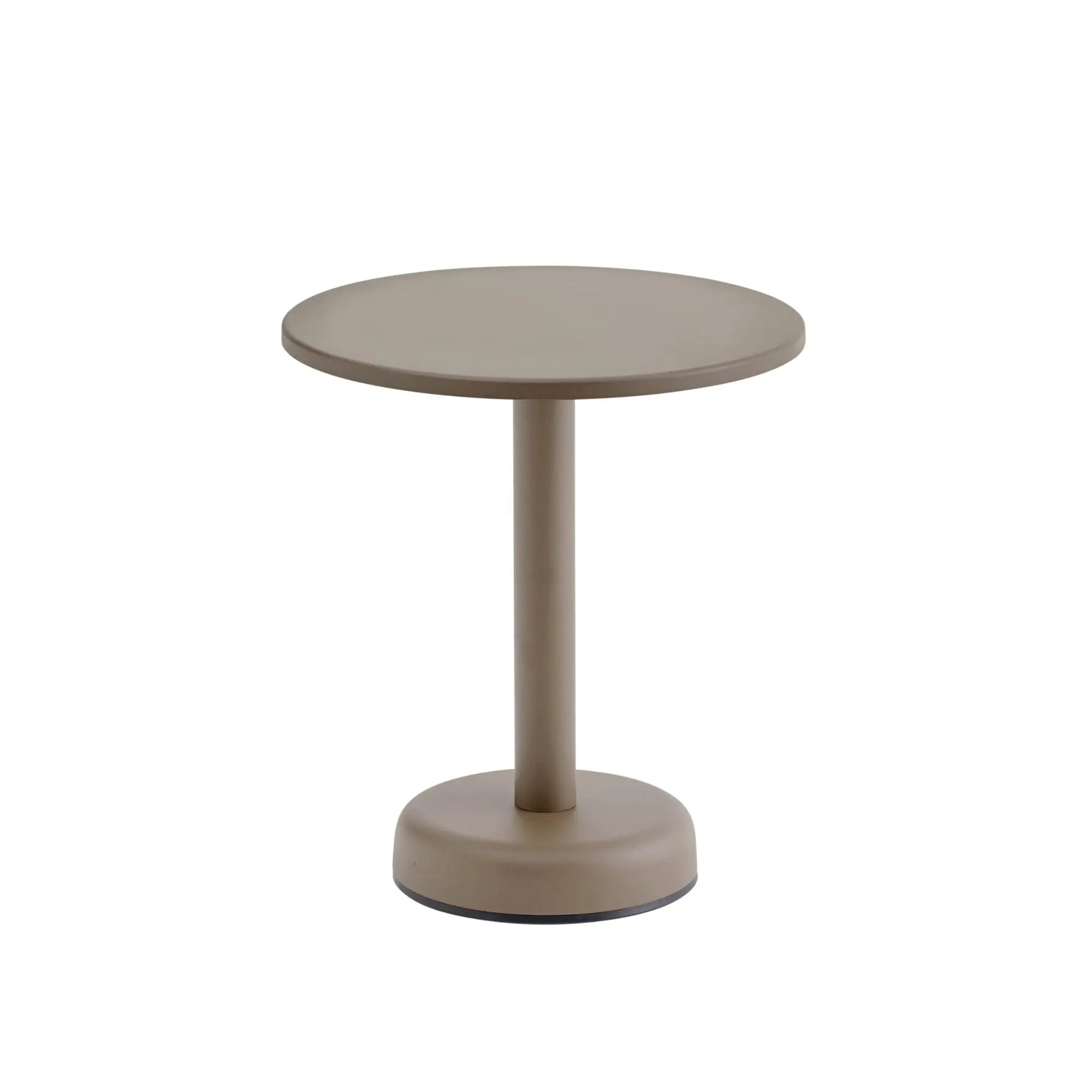 Muuto Linear Steel sohvapöytä Ø42 taupe Muuto