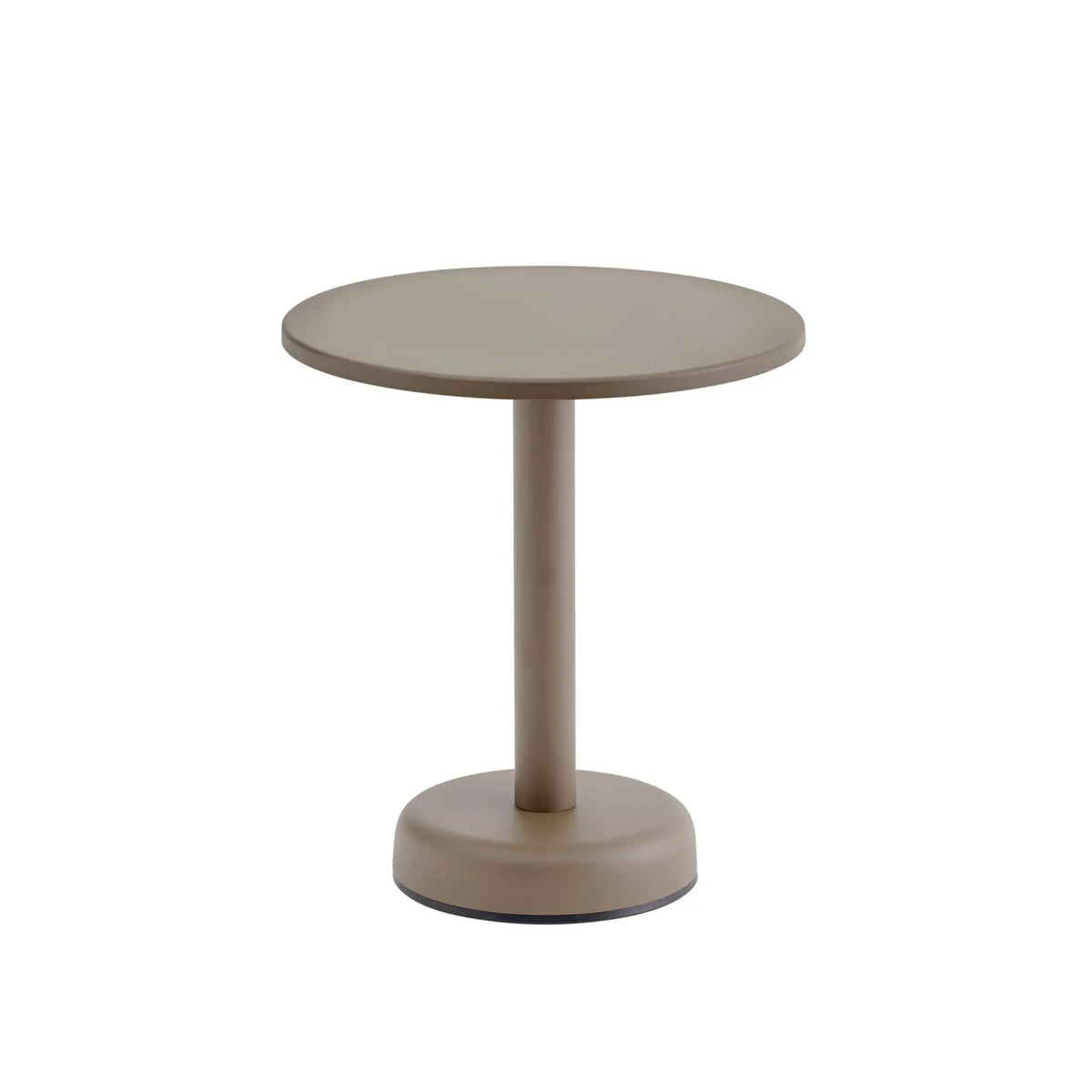 Muuto Linear Steel sohvapöytä Ø42 taupe Muuto