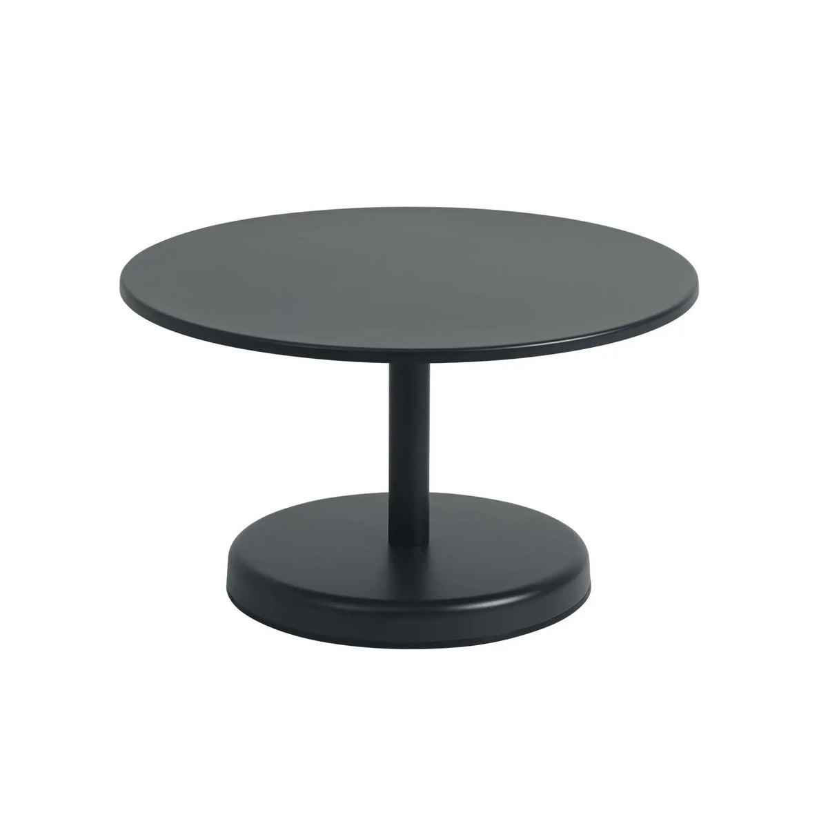 Muuto Linear Steel sohvapöytä Ø70 musta Muuto