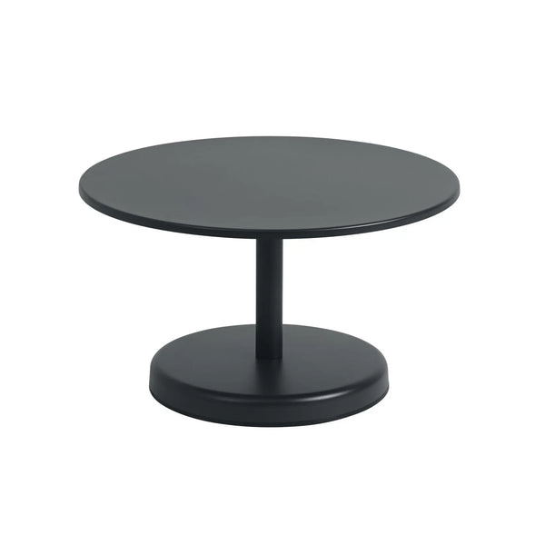 Muuto Linear Steel sohvapöytä Ø70 musta Muuto