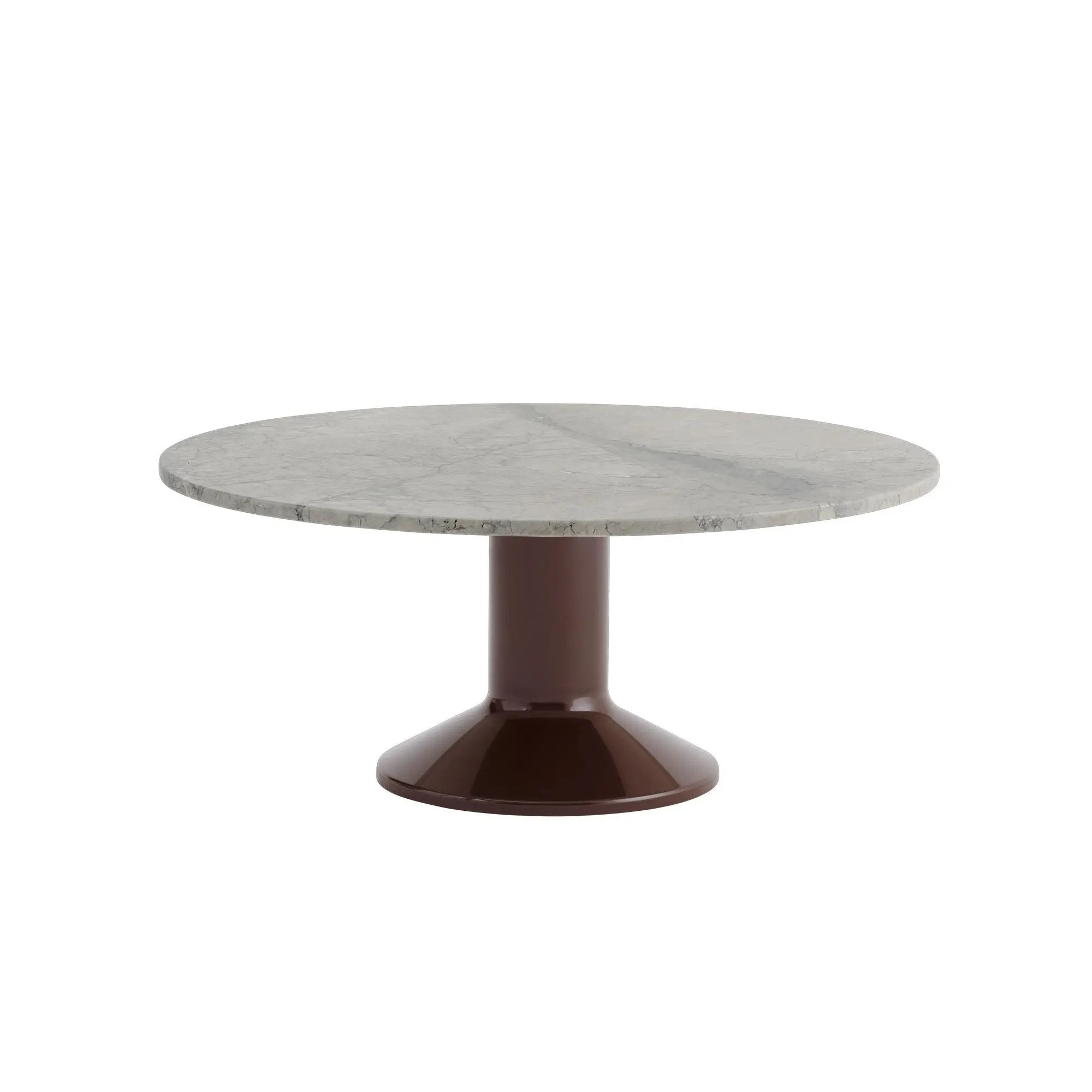 Muuto Midst sohvapöytä harmaa marmori/tummanpunainen Muuto