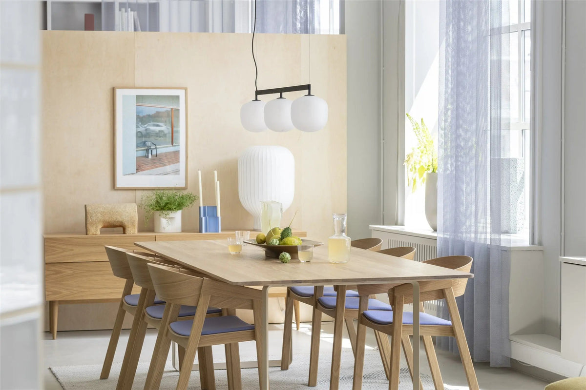 Muuto Pair kynttilänjalka iso vaaleansininen Muuto