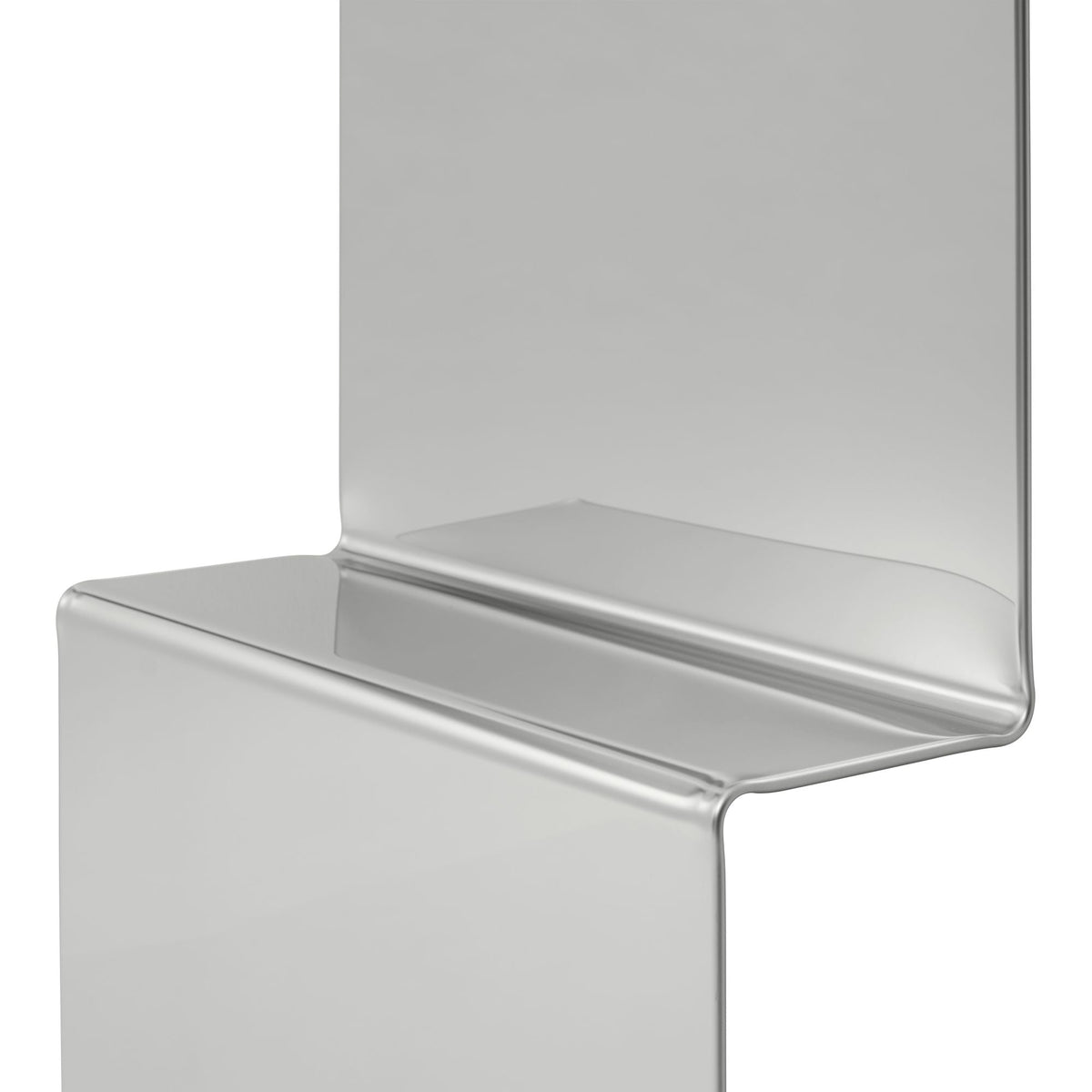 Muuto Pleat peili 227x57 kiillotettu teräs Muuto