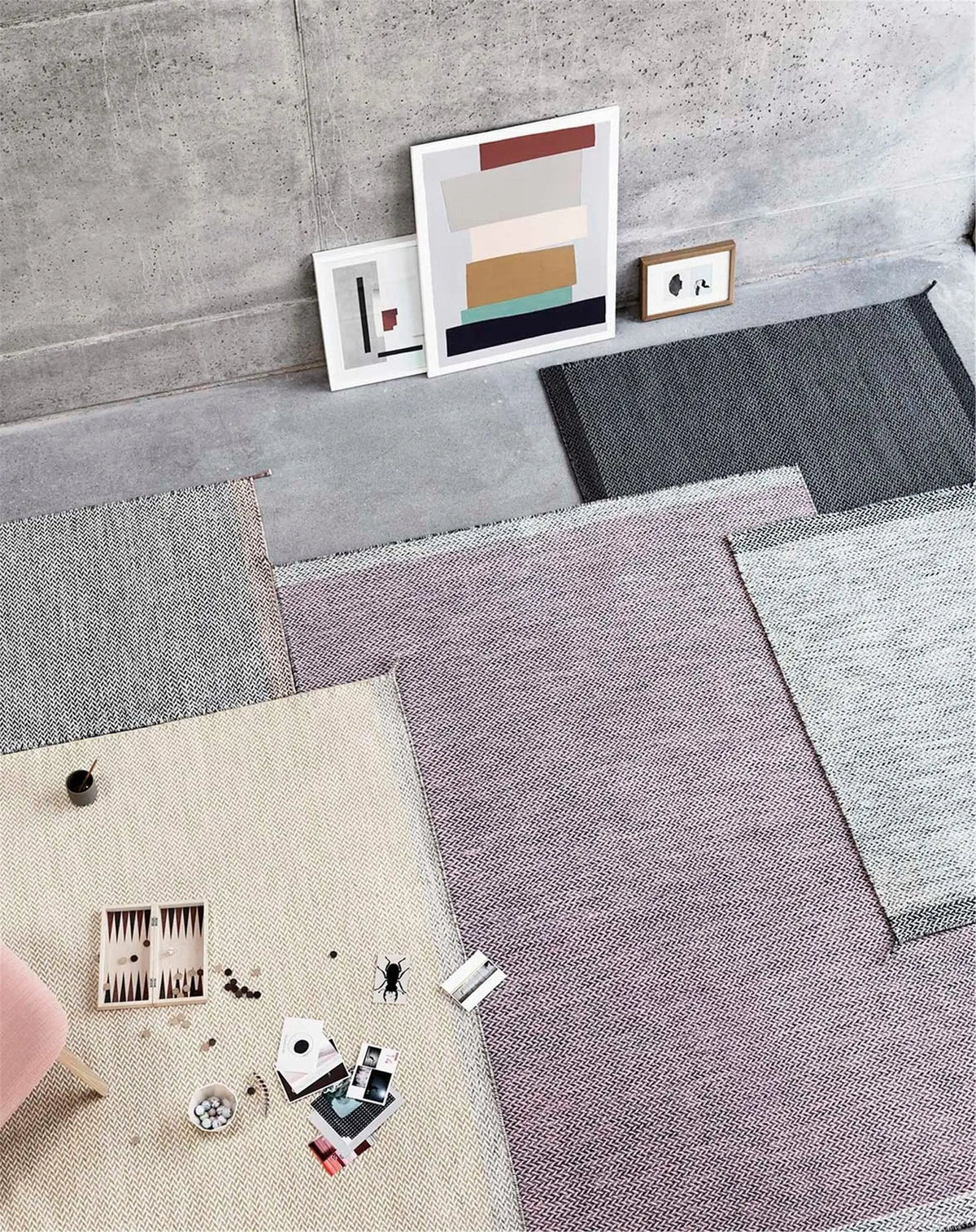 Muuto Ply matto 85x140 keltainen - Laatukaluste