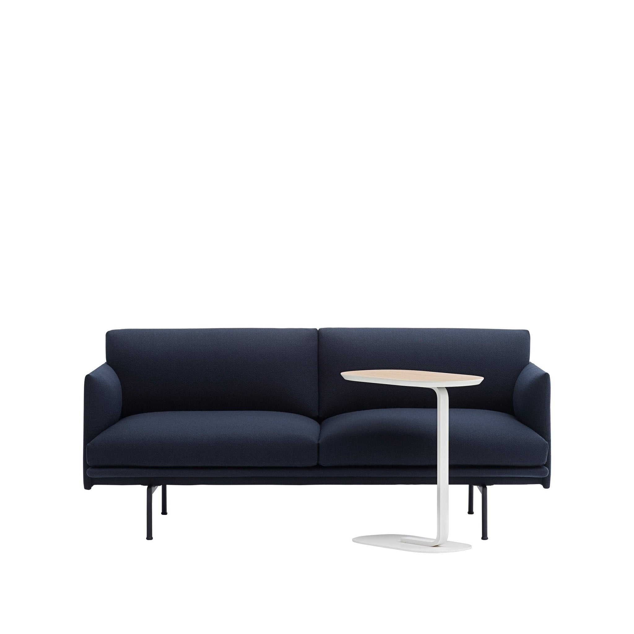 Muuto Relate sivupöytä valkoinen/tammi - Laatukaluste