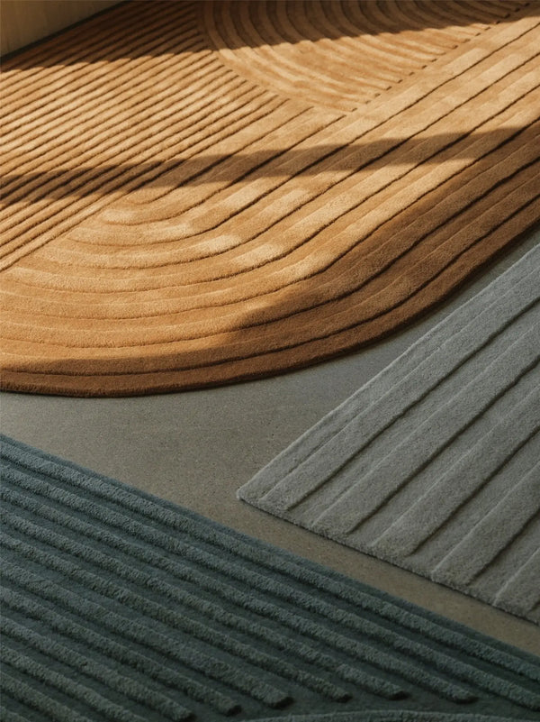 Muuto Relevo matto 200x300 poltettu oranssi - Laatukaluste