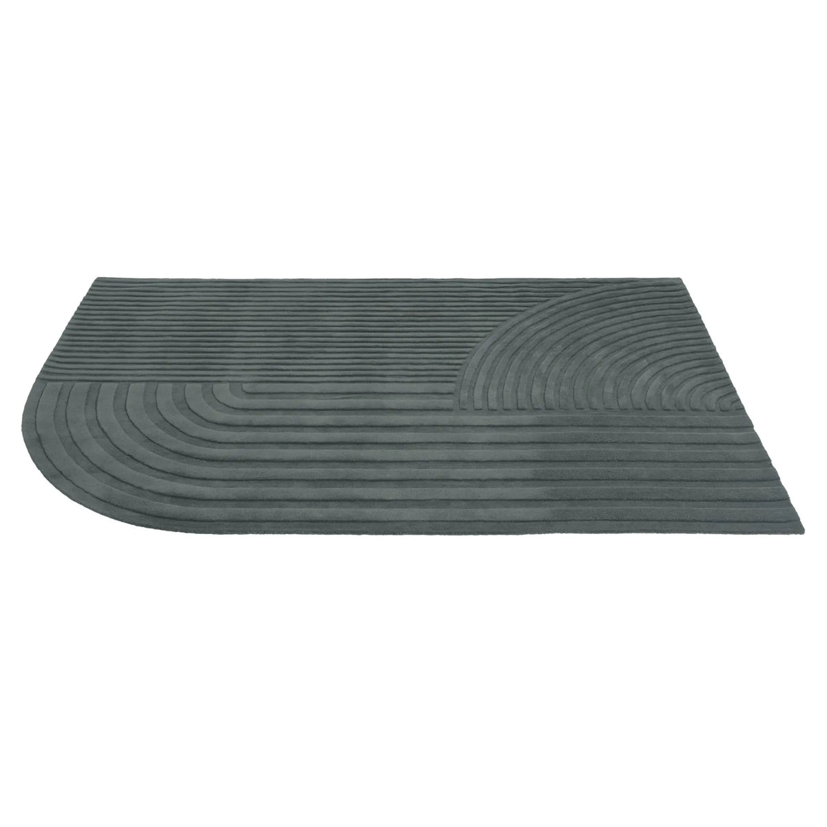 Muuto Relevo matto 200x300 tummanvihreä - Laatukaluste