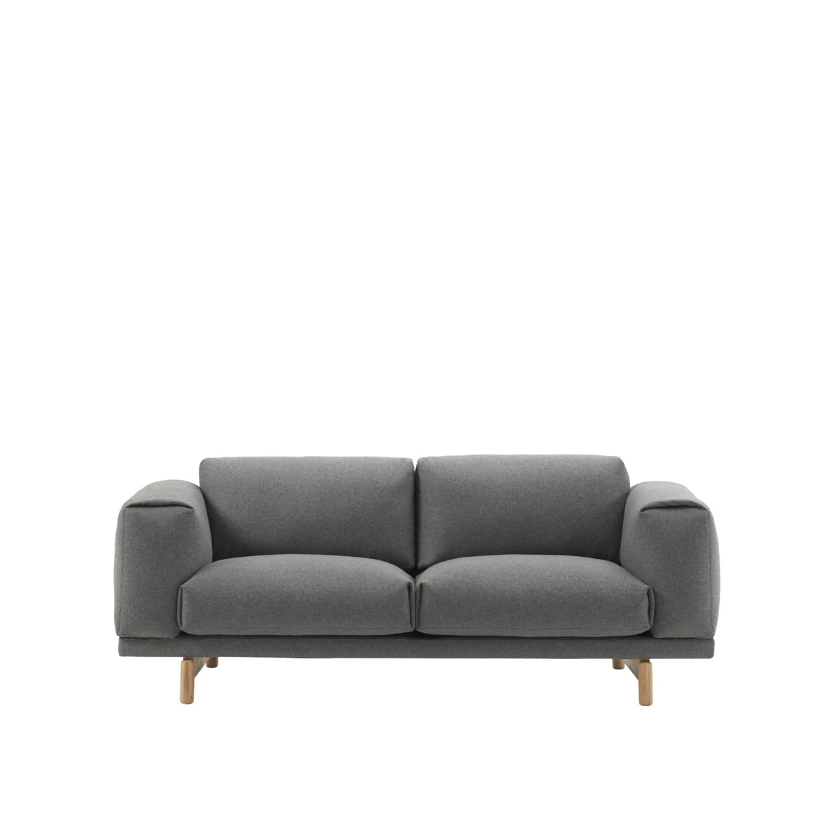 Muuto Rest 2 istuttava sohva 200 cm Wooly 1042 Muuto