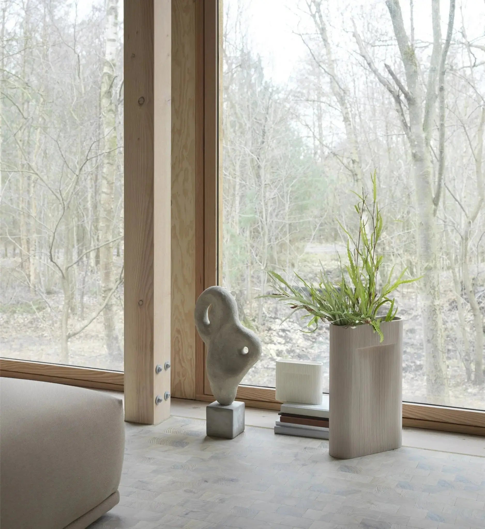 Muuto Ridge L vaasi beige - Laatukaluste