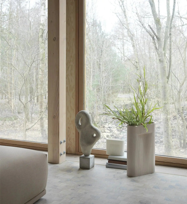 Muuto Ridge L vaasi beige - Laatukaluste
