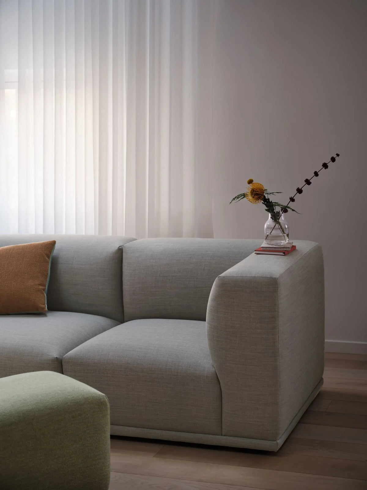 Muuto Silent maljakko Ø11 kirkas Muuto