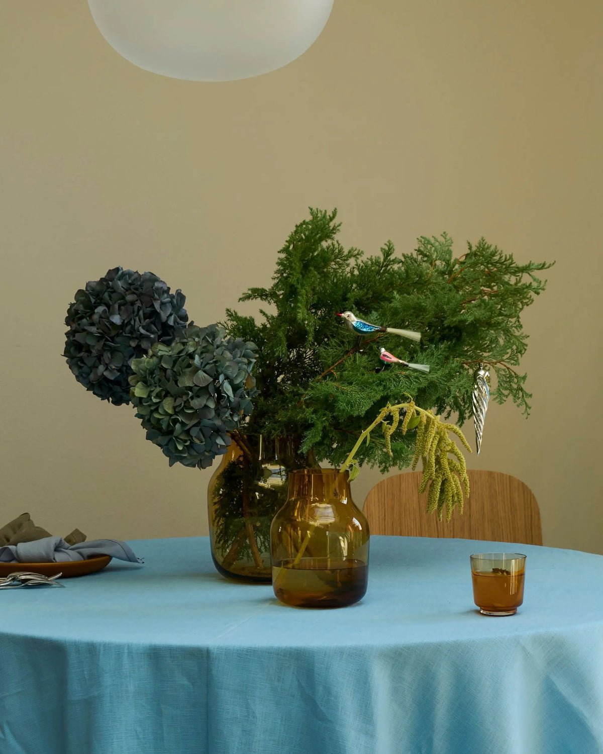 Muuto Silent maljakko Ø20 poltettu oranssi Muuto