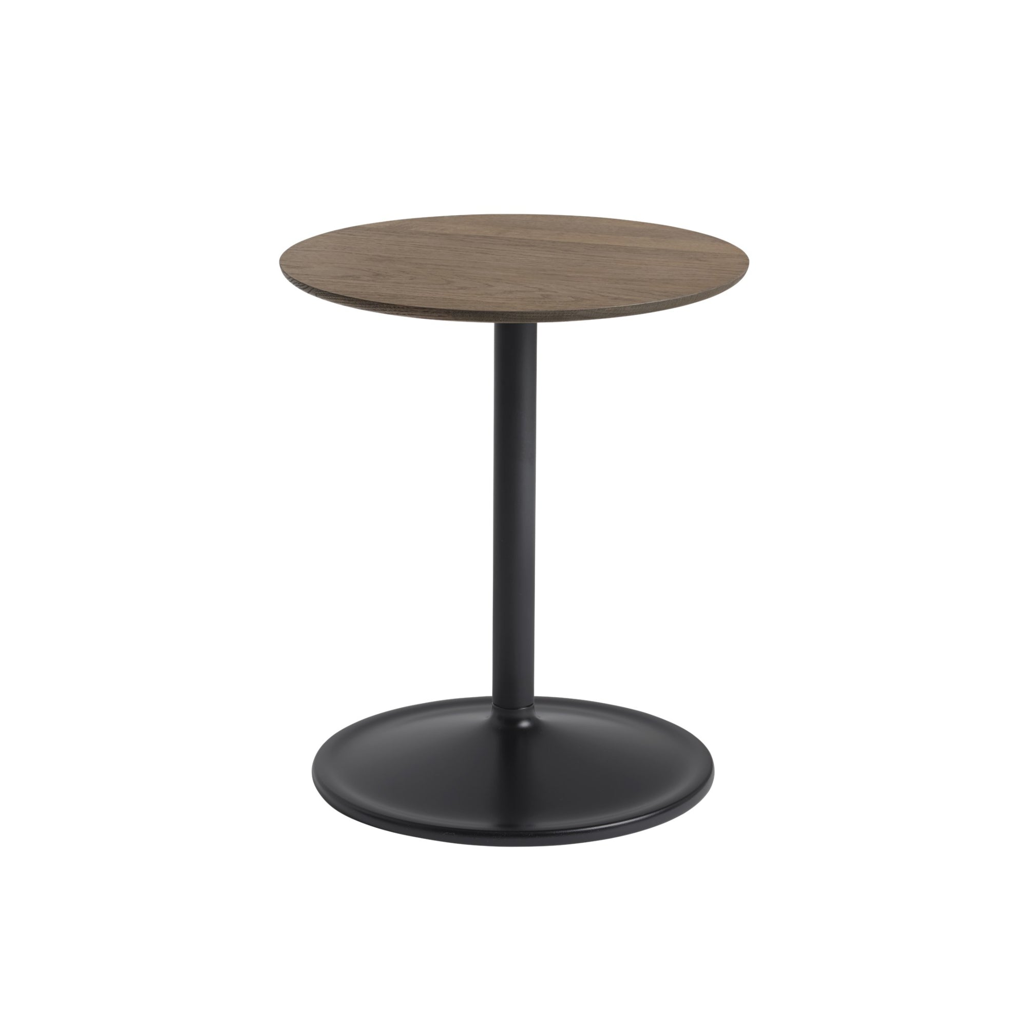 Muuto Soft sivupöytä Ø41 korkea tumma tammi/musta - Laatukaluste