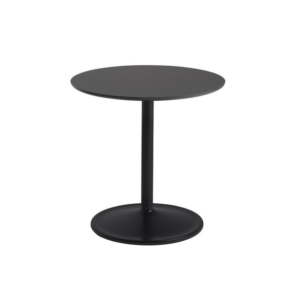 Muuto Soft sivupöytä Ø48 korkea musta - Laatukaluste