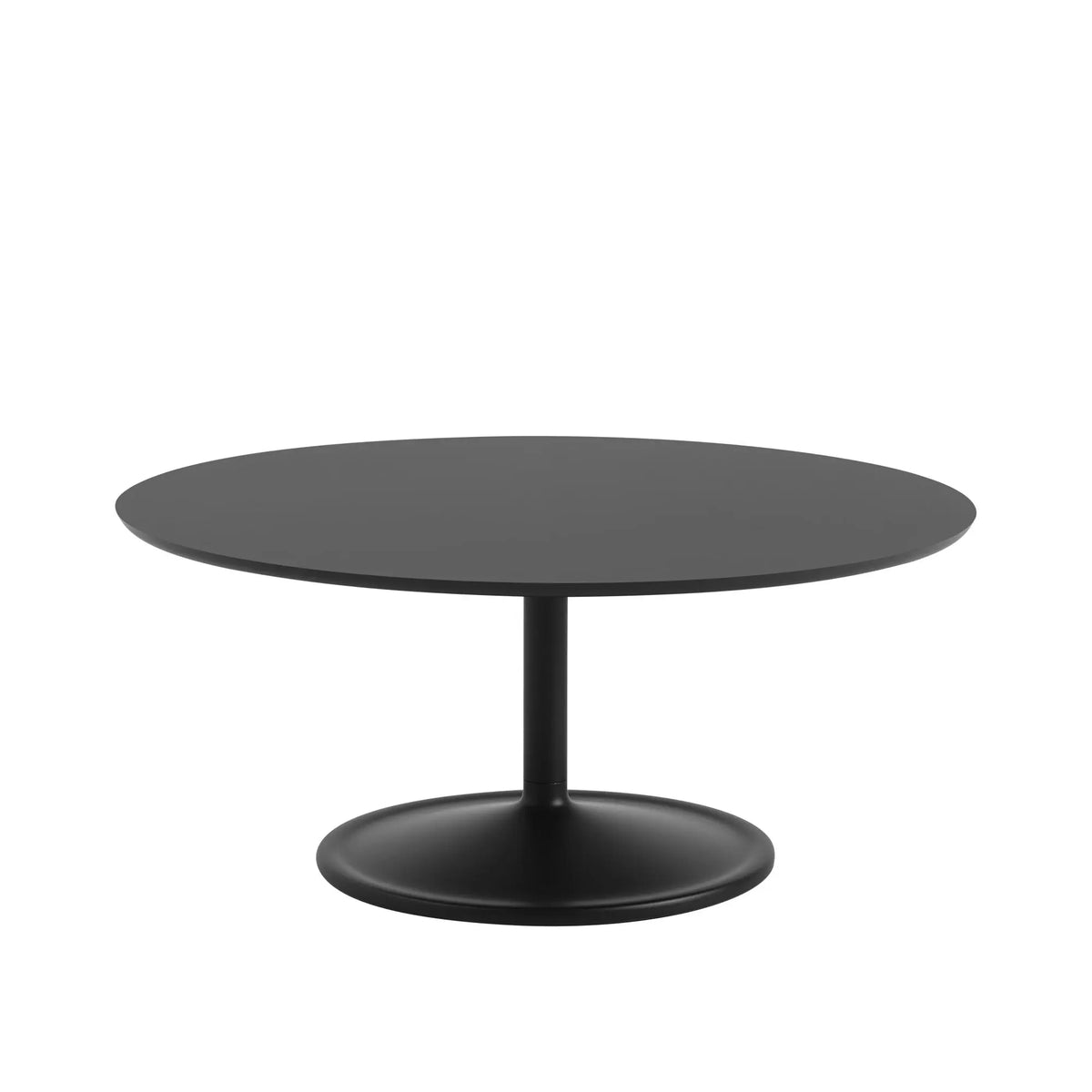 Muuto Soft sohvapöytä Ø95 musta Muuto