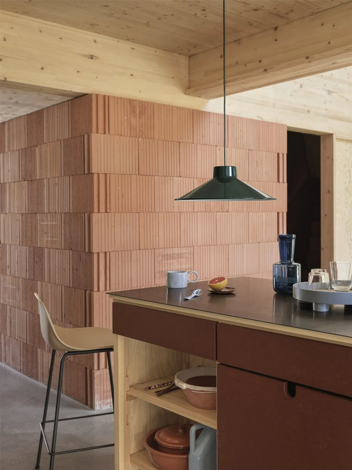 Muuto Top valaisin Ø36 tummanvihreä - Laatukaluste