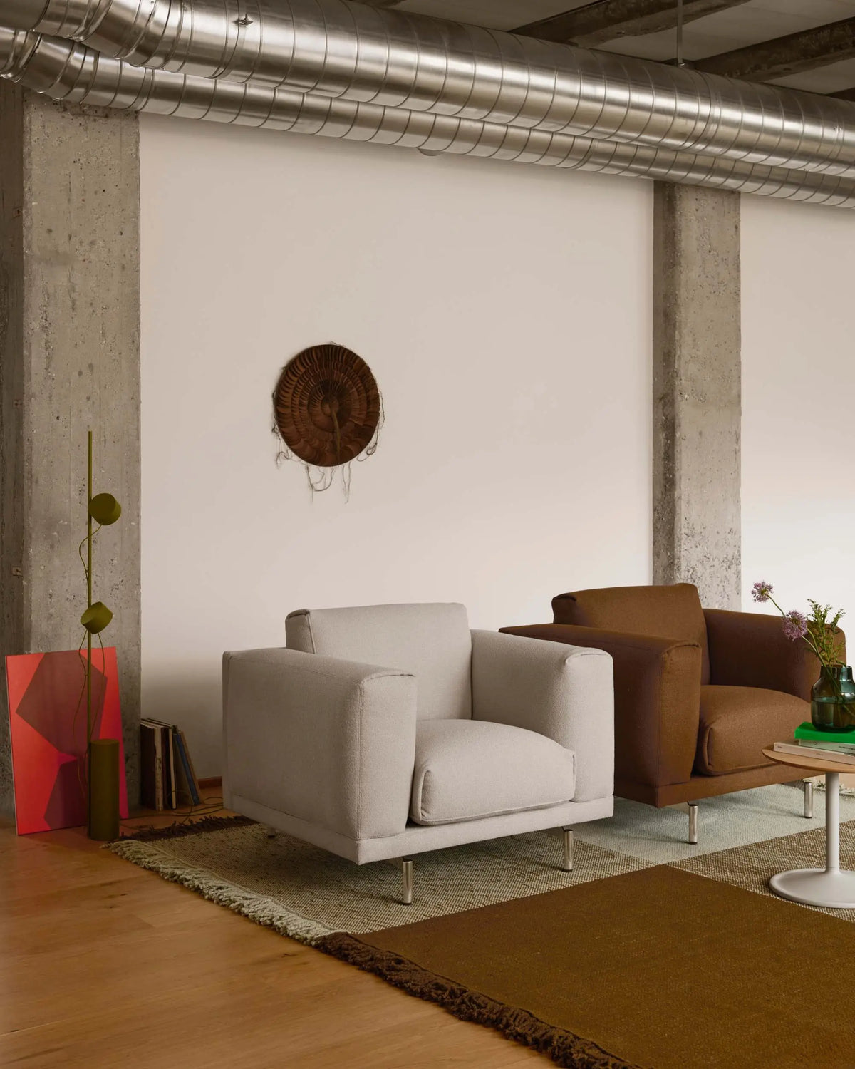Muuto Verso 260x260 matto vihreä/ruskea Muuto