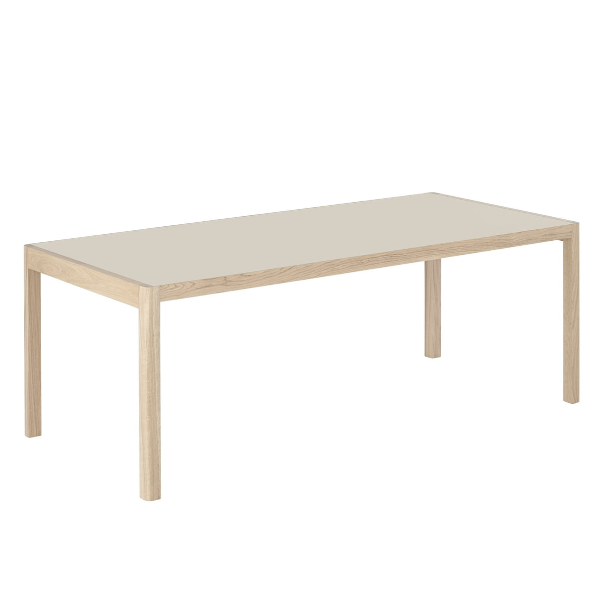 Muuto Workshop pöytä 200x90 harmaa - Laatukaluste