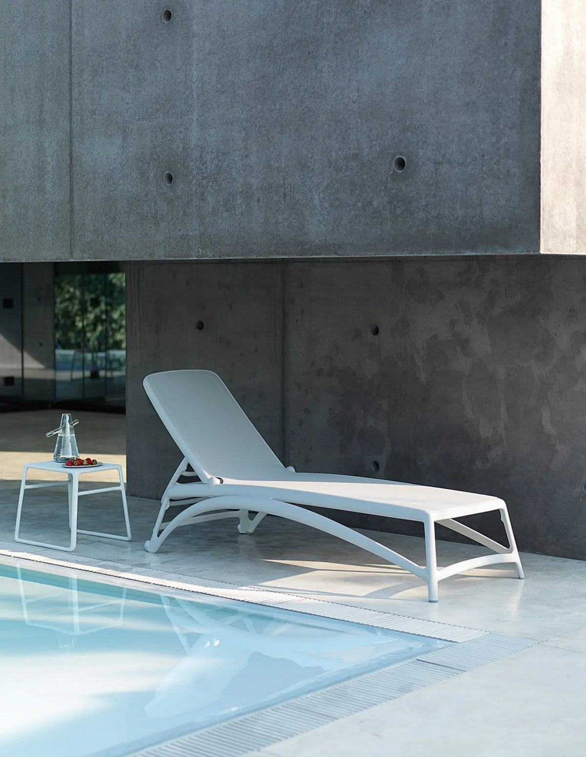 Nardi Atlantico aurinkotuoli valkoinen Nardi