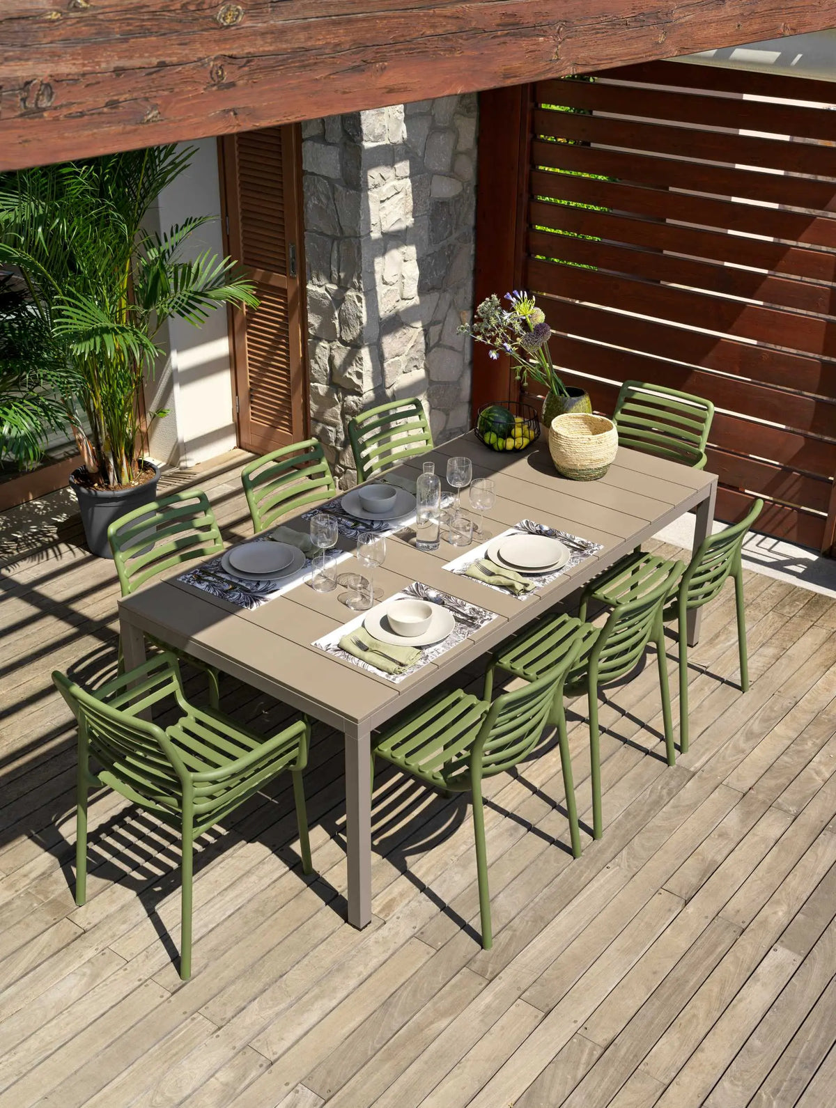 Nardi Doga Bistrot tuoli vihreä Nardi