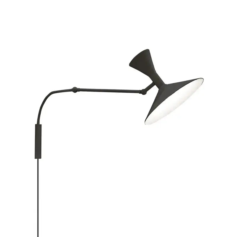 Nemo Lighting Lampe de Marseille mini seinävalaisin musta Nemo Lighting