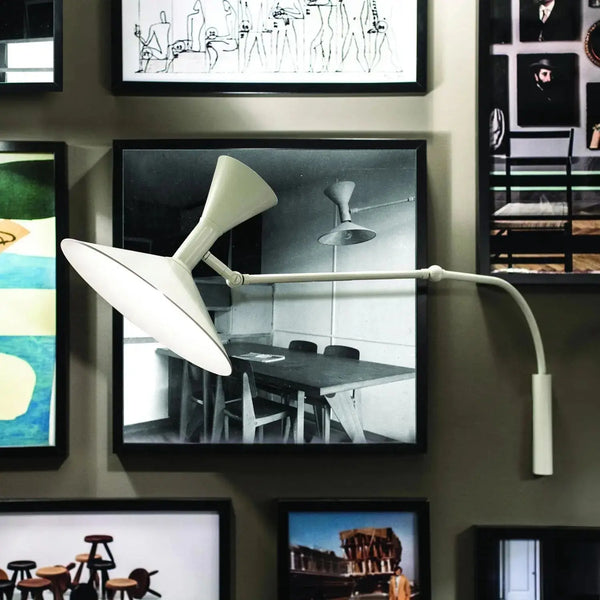 Nemo Lighting Lampe de Marseille mini seinävalaisin valkoinen - Laatukaluste