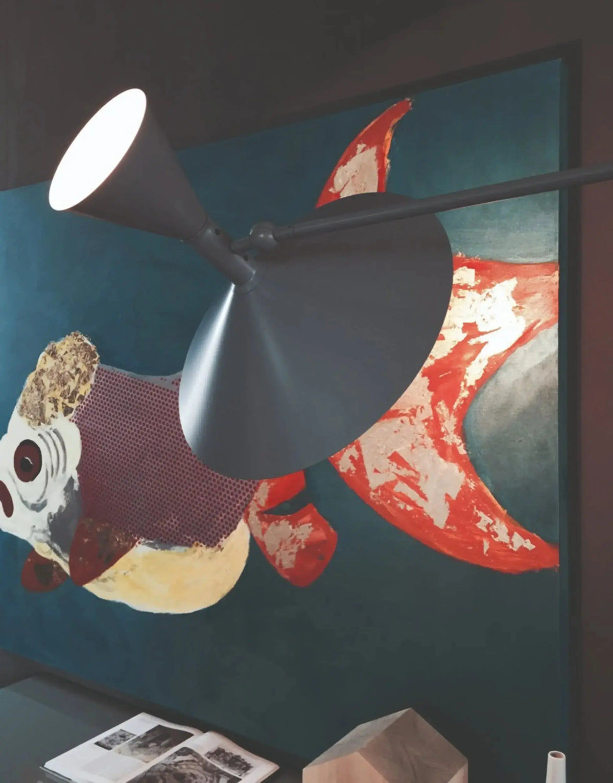 Nemo Lighting Lampe de Marseille seinävalaisin musta Nemo Lighting