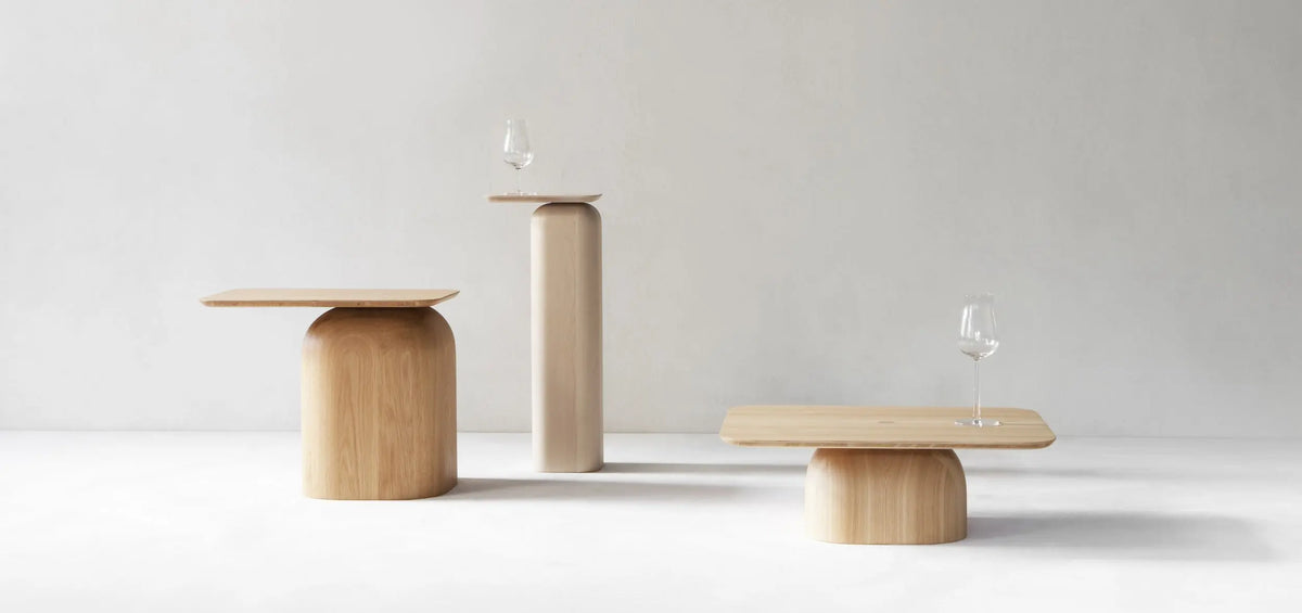 Nikari April pöytä matala saarni - Laatukaluste