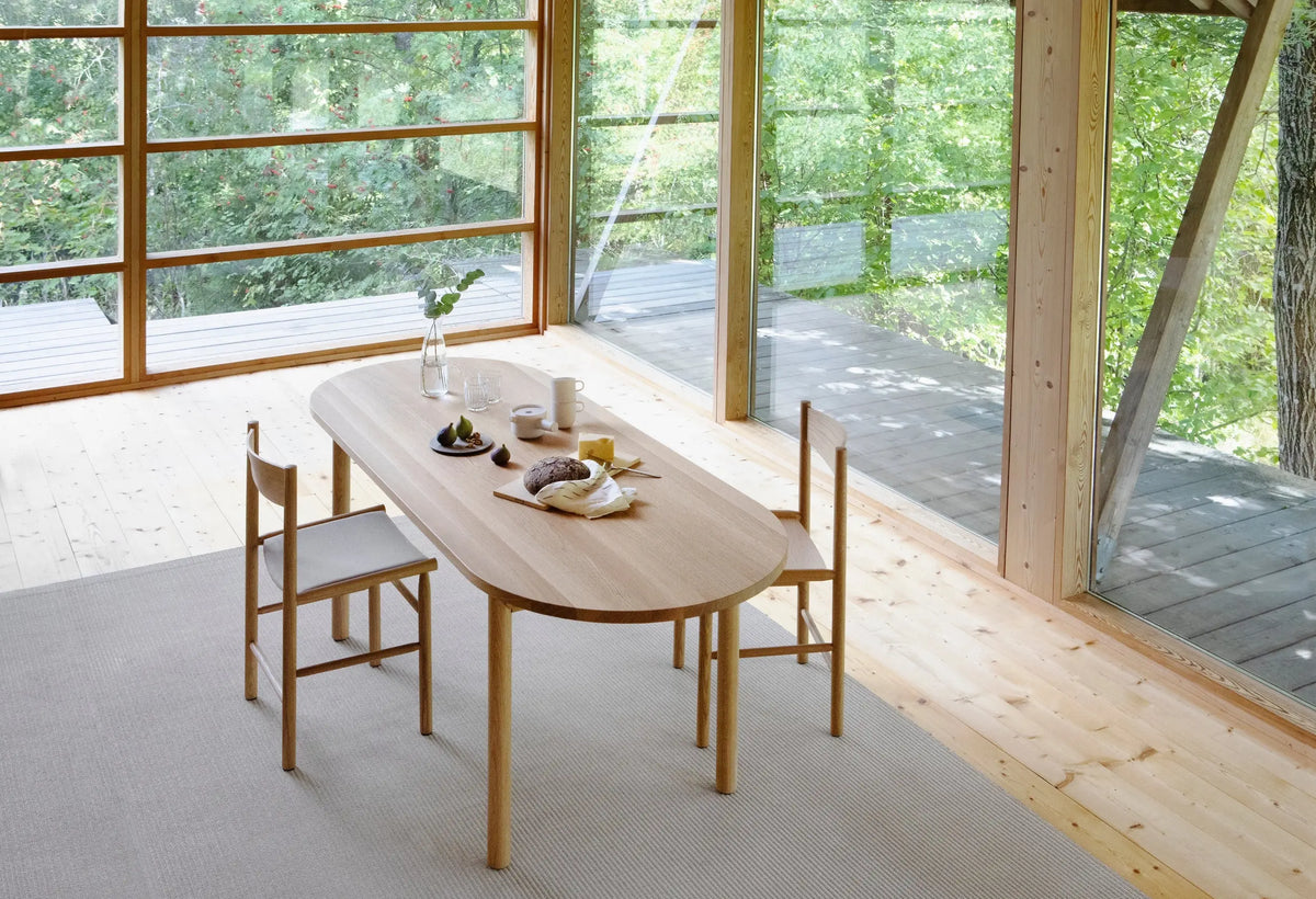 Nikari Basic pöytä 200x80 saarni - Laatukaluste