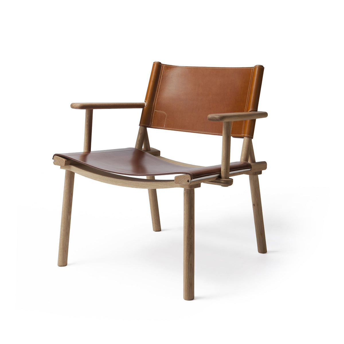 Nikari December Lounge tuoli tammi/konjakki - Laatukaluste