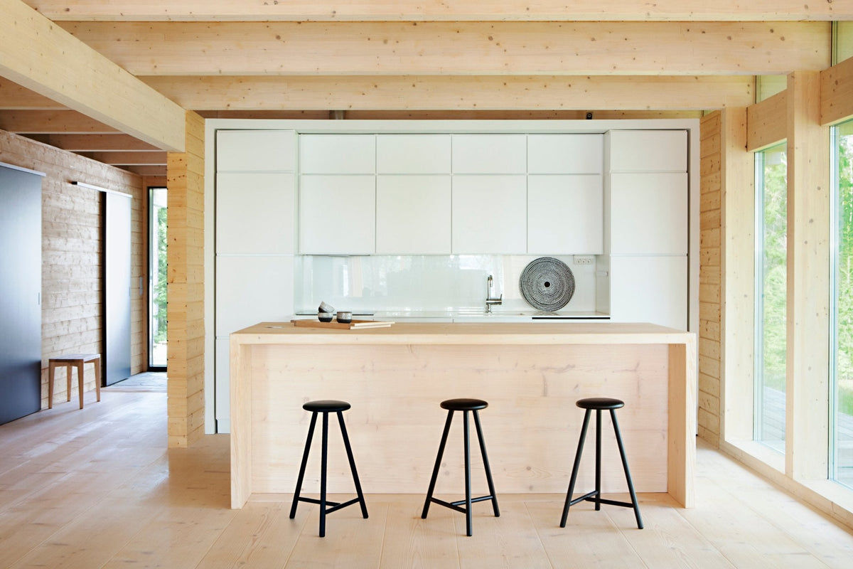 Nikari Perch baarituoli 63cm musta - Laatukaluste