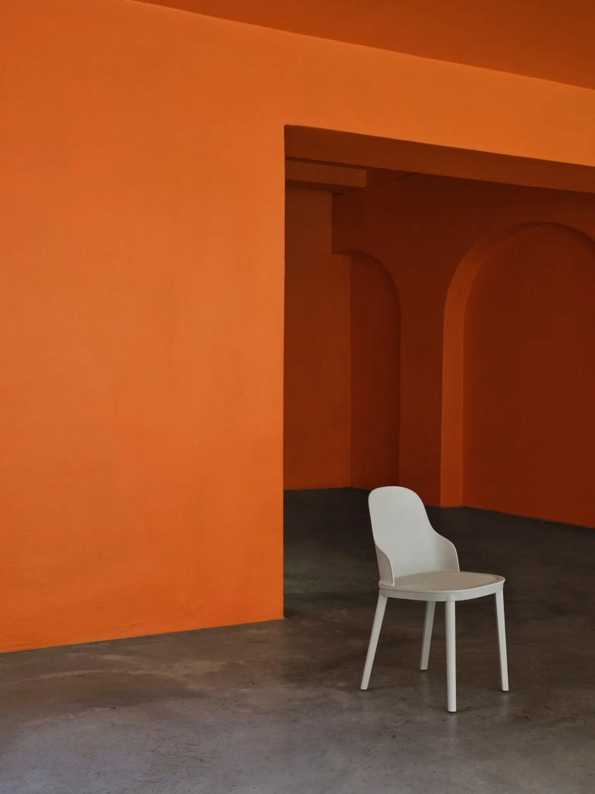 Normann Copenhagen Allez tuoli harmaa/polyrottinki - Laatukaluste