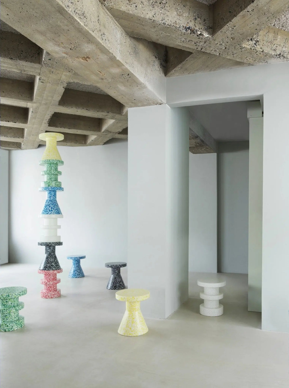 Normann Copenhagen Bit Stack jakkara valkoinen - Laatukaluste