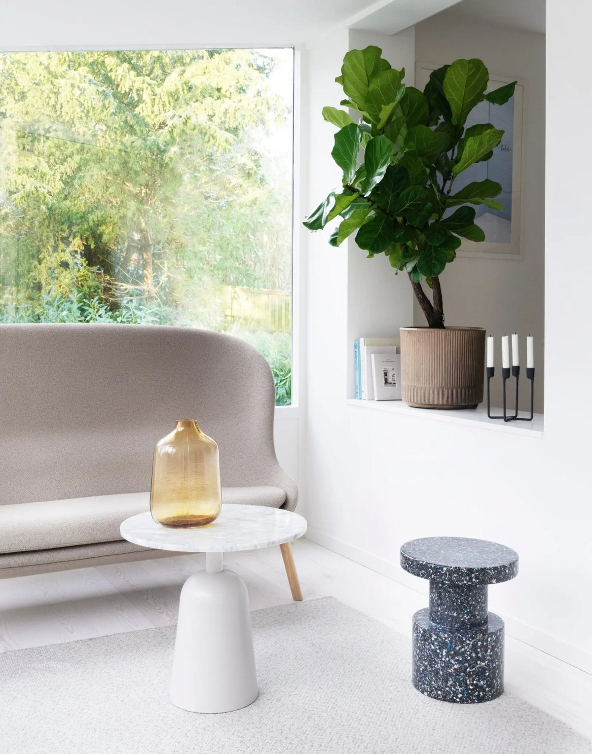 Normann Copenhagen Bit jakkara musta-multi - Laatukaluste