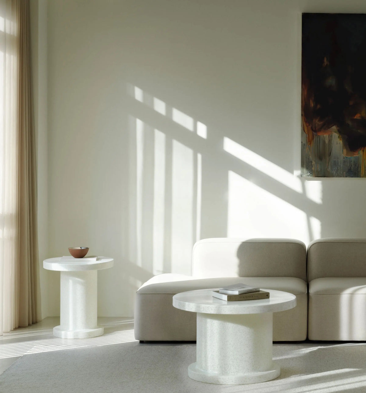 Normann Copenhagen Bit sivupöytä valkoinen/valkoinen Normann Copenhagen