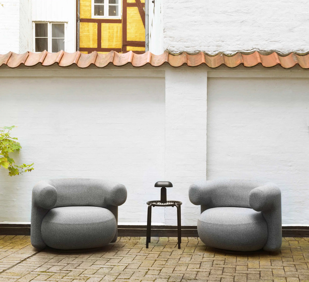 Normann Copenhagen Burra Outdoor Lounge tuoli Wander Normann Copenhagen